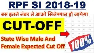 RPF SI CUT-OFF After Answer key | rpf si safe score | rpf expected cut off - md classes