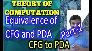 Equivalence of cfg and pda || Conversion of cfg to pda || ToC || Studies Studio