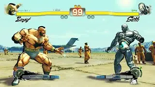 Zangief vs Seth (Hardest AI) - Ultra Street Fighter IV