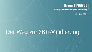 Der Weg zur SBTi-Validierung
