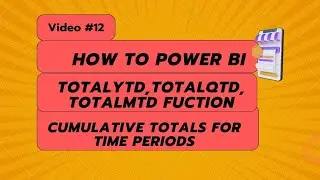 TOTALYTD,TOTALQTD,TOTALMTD FUCTION | Cumulative totals for time periods