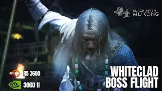 Monkey King vs WhiteClad Noble Boss Fight - Black Myth Wu Kong *RTX 3060ti*