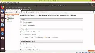 How to remove email account from thuderbird tamil