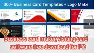 Automatic business Card visiting card maker software free download