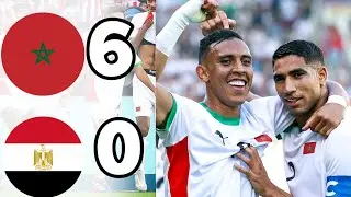 MOROCCO VS EGYPT ( 6 0 ) | HIGHLIGHTS | OLYMPIC BRONZE 🥉| المغرب vs  مصر  6 0