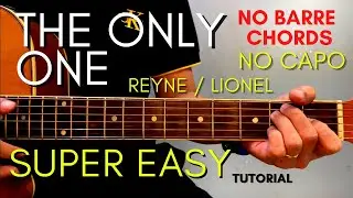 The Only One Chords - Reyne /Lionel Richie  (Easy Guitar Tutorial for Beginners)