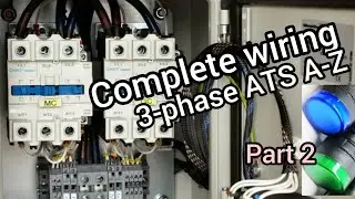 AUTOMATIC TRANSFER SWITCH 3phase Complete wiring