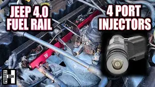 JEEP XJ FUEL RAIL  & 4 PORT INJECTORS  -  2001 JEEP CHEROKEE UPGRADES - TOAD EPISODE 9