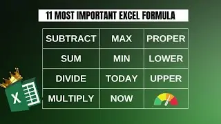 11 Powerful Formulas Will Definitely Make You Excel Expert | Most Useful Excel Formulas