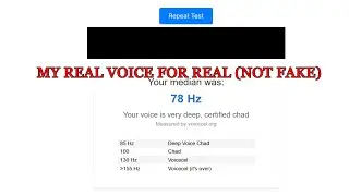 so i tested my voice and.... (WILDWESTREAPER IS A SQUEAKER FR)