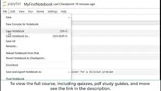 Jupyter Notebook for Beginners: Working with Cells, Code & Markdown (Intro to Python)