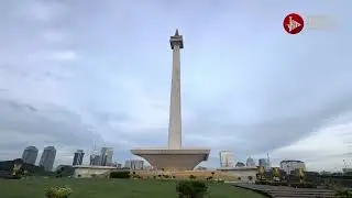 Suasana jelang pelantikan di Istana Negara, Monas Full Manusia