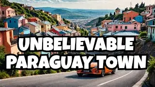 Driving Through The small Town In Paraguay