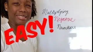 THE EASIEST WAY TO MULTIPLY NEGATIVE NUMBERS| Basic Math #7
