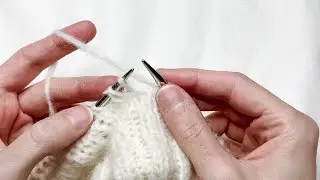 How to end German Short Rows in the round / Resolve the last Double Stitch | Knitting Tutorial