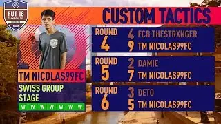 FIFA 18 PRO PLAYER NICOLAS99FC CUSTOM TACTICS & INSTRUCTIONS