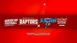 2025 American Football Queensland U18 Championship Moreton Bay Raptors v Gold Coast Stingrays