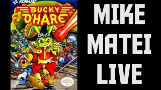 Bucky O'Hare (NES) HARD Setting - Part 1 - Mike Matei Live