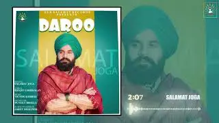 DAROO | Salamat Joga | Latest Punjabi Song 2020 | Sur Salamat Records
