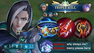 FIRST ITEM THUNDER BELT BENEDETTA IS TOO TANKY IN THE LATE GAME!! | MOBILE LEGENDS