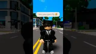 Bro You Can't Fly 🤣 #robloxedit #roblox #fyp #brookhaven #meme