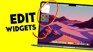 Edit Widgets on Mac - How to Change, Customize MacBook Widgets