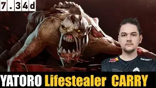 🔥 YATORO PRO Lifestealer CARRY 7.34D - DOTA 2 HIGHEST MMR MATCH