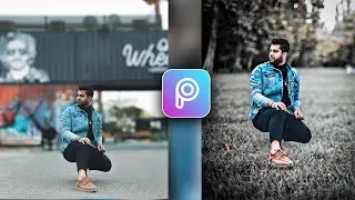 Picsart Photo Editing - Background Change Photo Editing - The editing zone