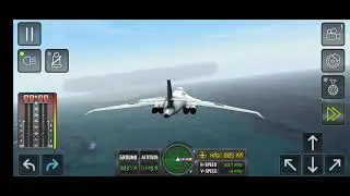 High speed jet out of control | Auto pilot full landing | Gameplay | Flight-Sim2018 | Game Zone