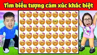 Thi thử tài tinh mắt tìm ra biểu tượng cảm xúc khác biệt xem ai nhanh nhất ? bqThanh hay Ốc Sẽ Thắng
