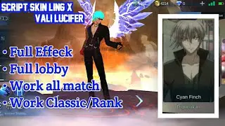 SCRIPT SKIN LING X VALI LUCIFER | SCRIPT SKIN LING WHITE DRAGON | SCRIPT SKIN LING ANIME | LEGIT•