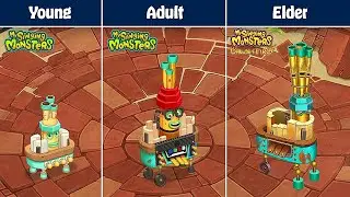 All Celestial Comparison (Yound vs. Adult vs. Elder) + Adult Vhamp | My Singing Monsters