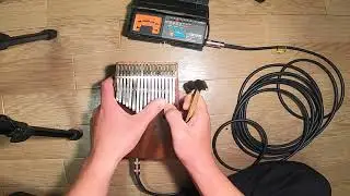 ヒュートレクロマチックトレブルカリンバをチューニング