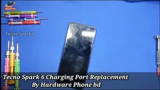 Tecno Spark 6 || KE7 || Charging Port Replacement By || hardware phone bd