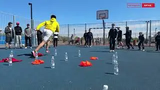 Товарищеский матч по мини-футболу в "Бережно парке"  #футбол