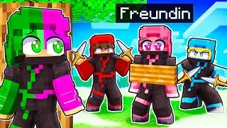 I'M PLAYING MINECRAFT AS A BABY NINJA AND SAVE MY GIRLFRIEND!