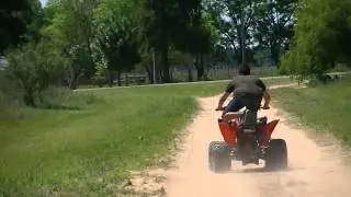 yamaha raptor 250 wheelie