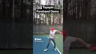 Topspin Forehand Demo #tennistraining #tennis #forehand 1