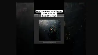 Photoshop Ai completes: Death Stranding Cover Art [Generative Fill]