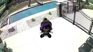 crazy uzi plushie attacks camera