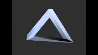 Triangle Of Penrose - 3D Model (Alpha Version) - 4K Resolution