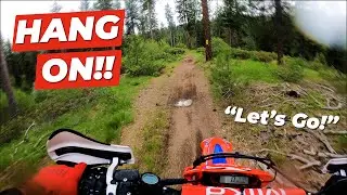 Clicking Gears And Trying Not To Hit TREES!! | Ben Knight Idaho City
