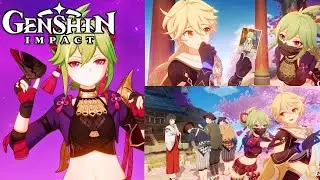 【Genshin Impact】Kuki Shinobu Hangout Event - Full Story/All Endings - [JP Dub - ENG Sub]