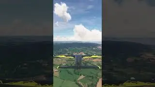 Bristol to Eaglescott in 30 seconds! #Shorts #MicrosoftFlightSimulator #MSFS #virtualtourism
