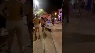 bailan jazz en plaza del parque ibiza