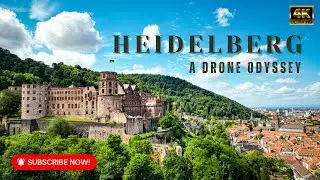 Soaring above Heidelberg, Germany 2023 | A drone tour in 4K under 2 Minutes