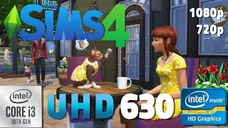 The Sims 4 test on UHD 630 | i3 10100 + 16 GB RAM, Playable or not?