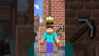 HELP Herobrine avoid Pillagers (Bones - Imagine Dragons) 