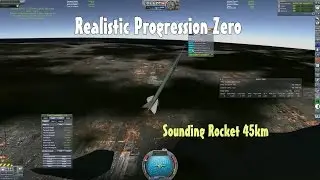 Kerbal Space Program RSS+RP0 - #2 Sounding Rocket 45km