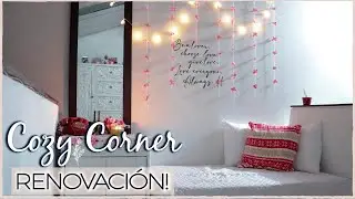 DIY CAMBIO mi pequeña sala de estar | My new COZY corner, Small space IDEAS